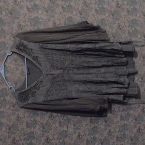 Flowy 90s bohemian blouse